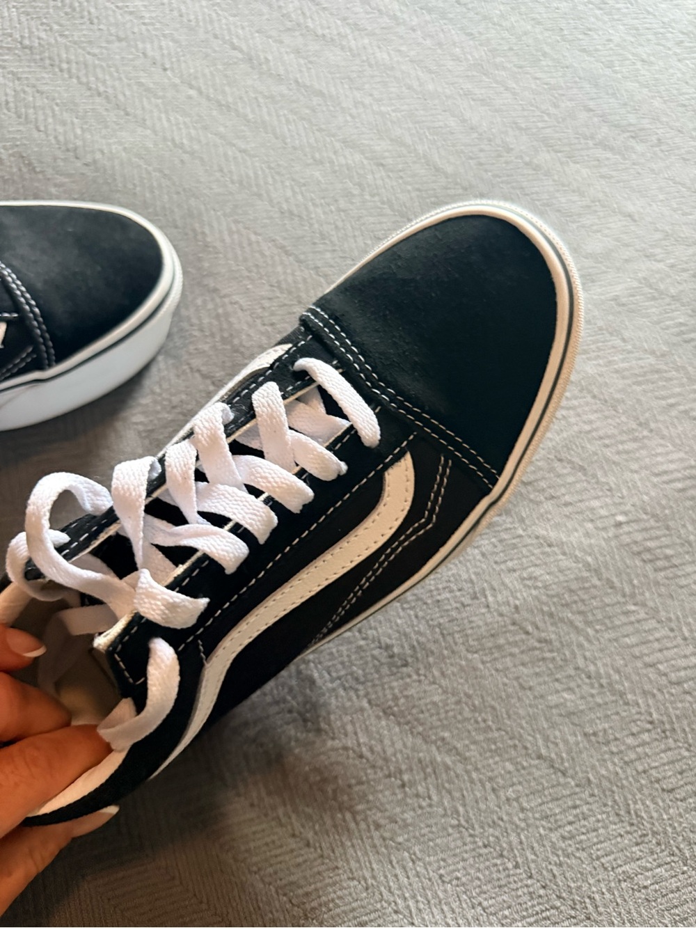 Vans Old Skool Stackform Sneaker in Black and White - Picture 5 of 9